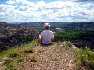 Outlook at Theodore Roosevelt National Park